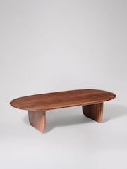 Swoon Mid Brown Slapton Mango Wood Coffee Table - Image 3 of 6