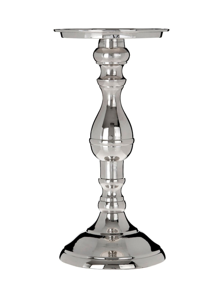 Fifty Five South Silver Kensington Townhouse Candle Stick - Image 1 of 3