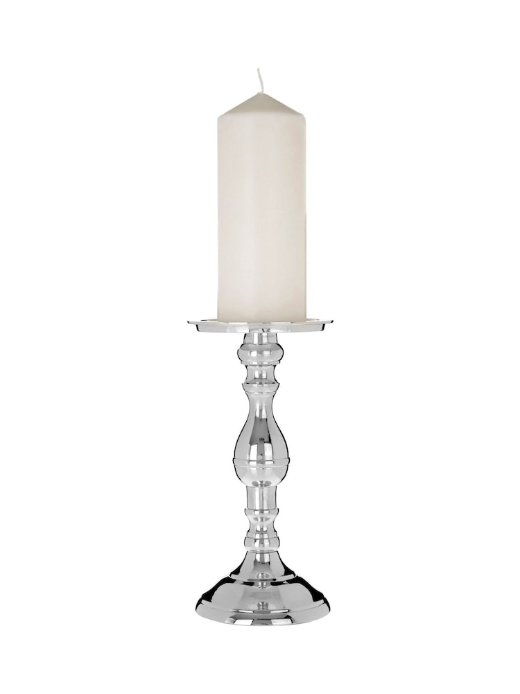 Fifty Five South Silver Kensington Townhouse Candle Stick - Image 3 of 3