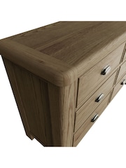 K Interiors Brown Embleton Solid Wood 6 Drawer Chest of Drawers - Image 3 of 4