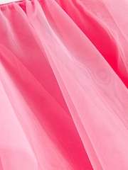 Fluro Pink Mesh Party Dress (3mths-8yrs) - Image 4 of 4