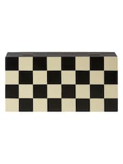 Fifty Five South White Black Churchill Games Foldable Chess Set - Image 1 of 5