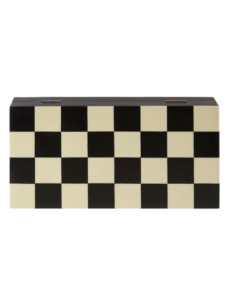Fifty Five South White Black Churchill Games Foldable Chess Set - Image 1 of 5 Fifty Five South White Black Churchill Games Foldable Chess Set - Image 1 of 5