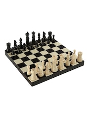 Fifty Five South White Black Churchill Games Foldable Chess Set - Image 4 of 5