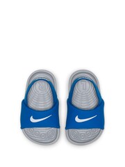 Nike Blue Kawa Infant Sliders - Image 7 of 8