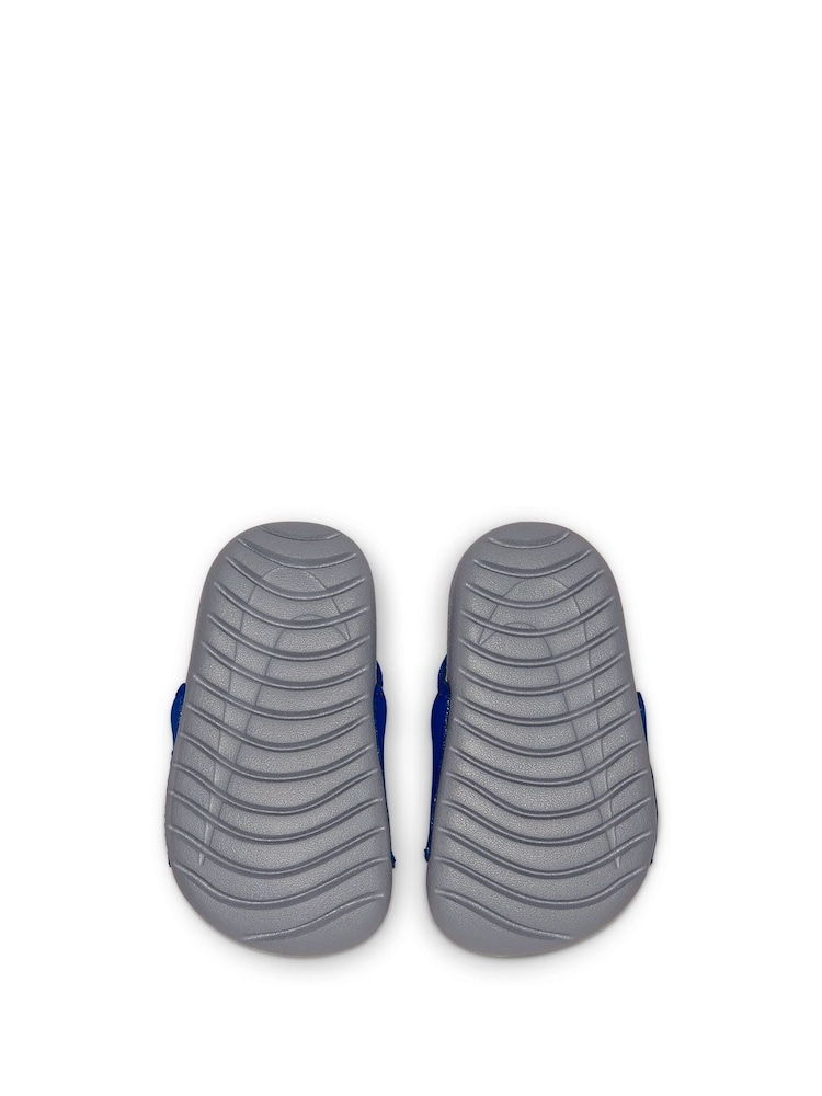 Nike Blue Kawa Infant Sliders - Image 8 of 8