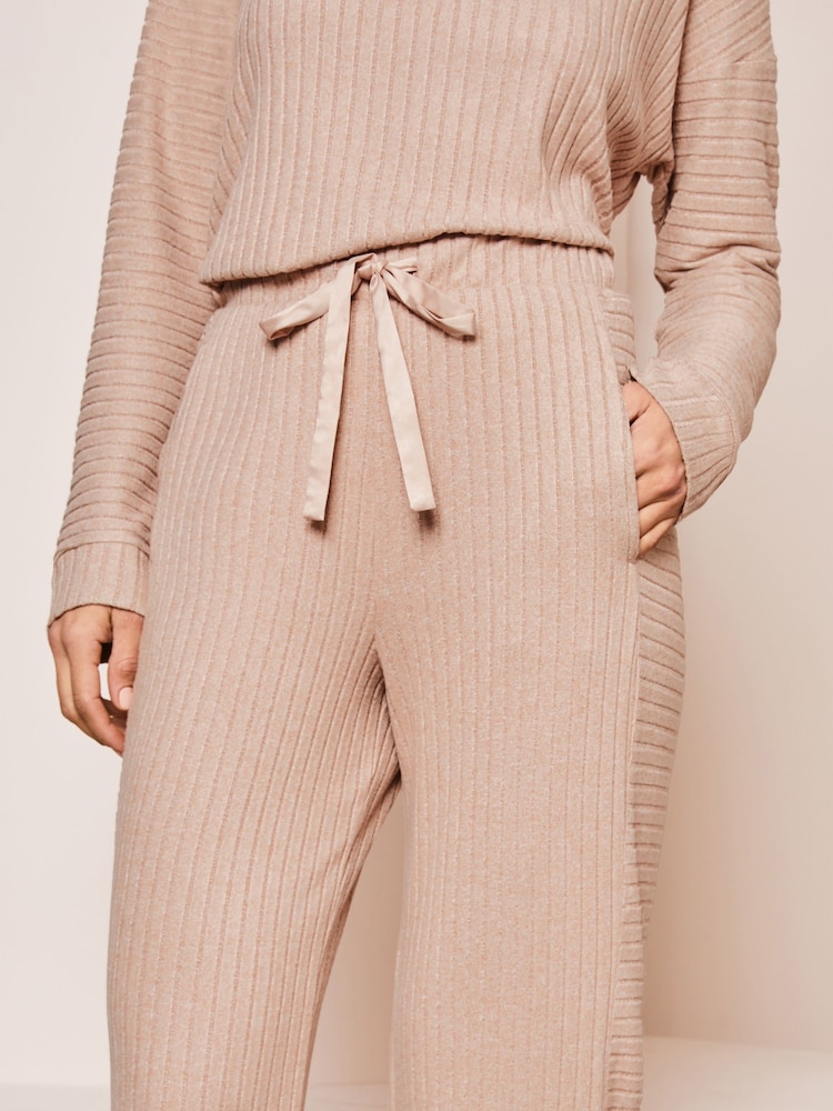 Camel - Lipsy - Superzachte lounge-joggingbroek met wijde pijpen - Image 4 of 4