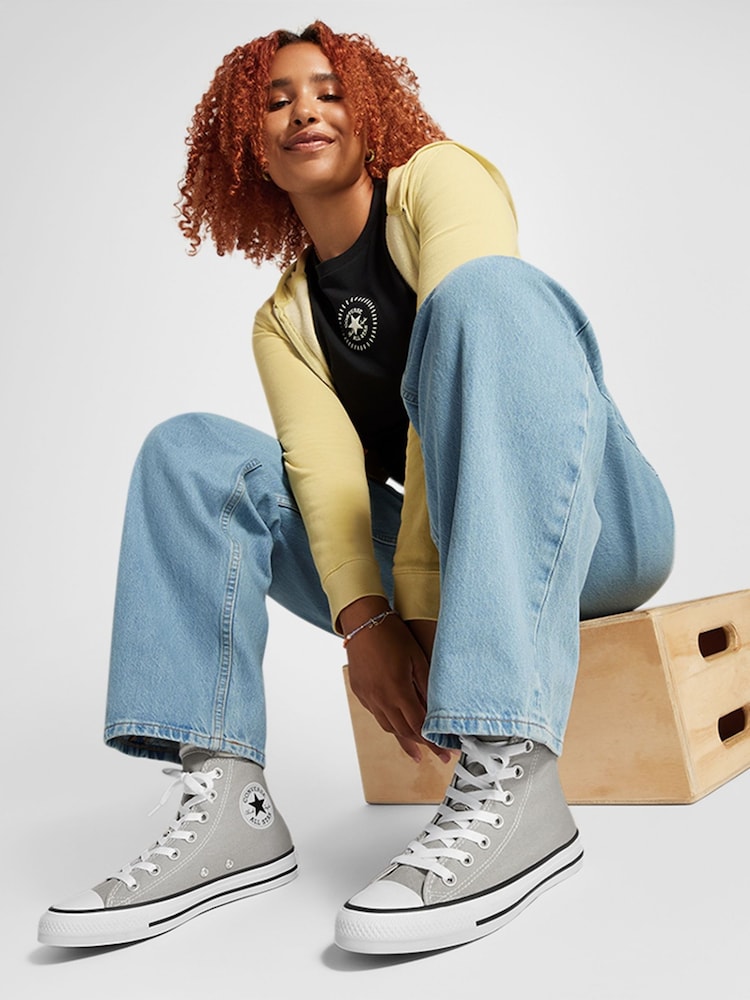 Серый - Классические высокие кроссовки Converse Chuck Taylor - Изображение 2 из 19