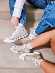 Серый - Классические высокие кроссовки Converse Chuck Taylor - Изображение 7 из 19