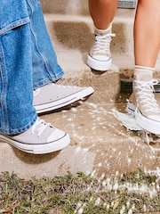 Серый - Классические высокие кроссовки Converse Chuck Taylor - Изображение 8 из 19