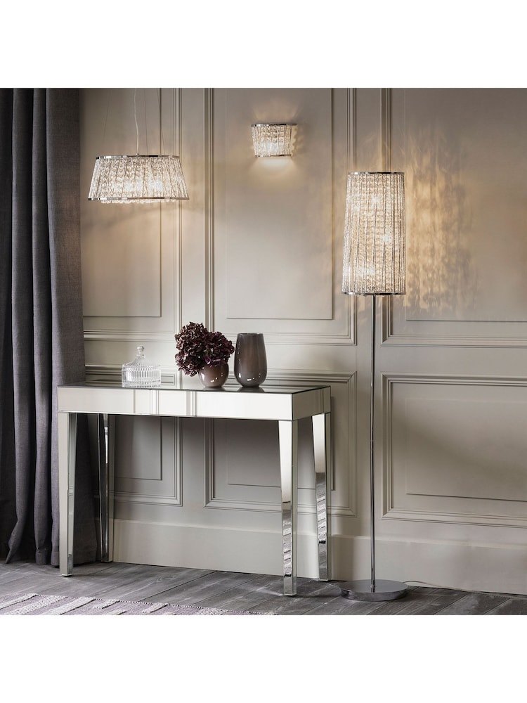 Gallery Home Silver Sophie Wall Light - Image 1 of 7 Gallery Home Silver Sophie Wall Light - Image 1 of 7