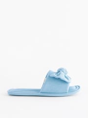 Blue Bow Mule Slippers - Image 4 of 7