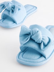 Blue Bow Mule Slippers - Image 6 of 7