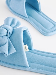 Blue Bow Mule Slippers - Image 7 of 7