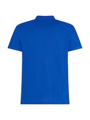 Tommy Hilfiger Blue Slim Fit Polo Shirt - Image 5 of 6