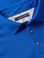 Tommy Hilfiger Blue Slim Fit Polo Shirt - Image 6 of 6