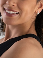 Beaverbrooks Simulated Pearl And Cubic Zirconia Drop Earrings - Image 4 of 4