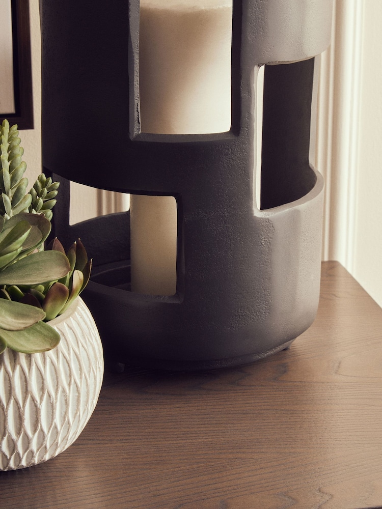 Fifty Five South Prato Large Textured Candle Holder - Imagen 2 de 6 Fifty Five South Prato Large Textured Candle Holder - Imagen 2 de 6