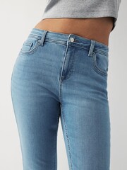 Mid Blue Denim Super Soft Slim Hourglass Jeans - Image 5 of 9