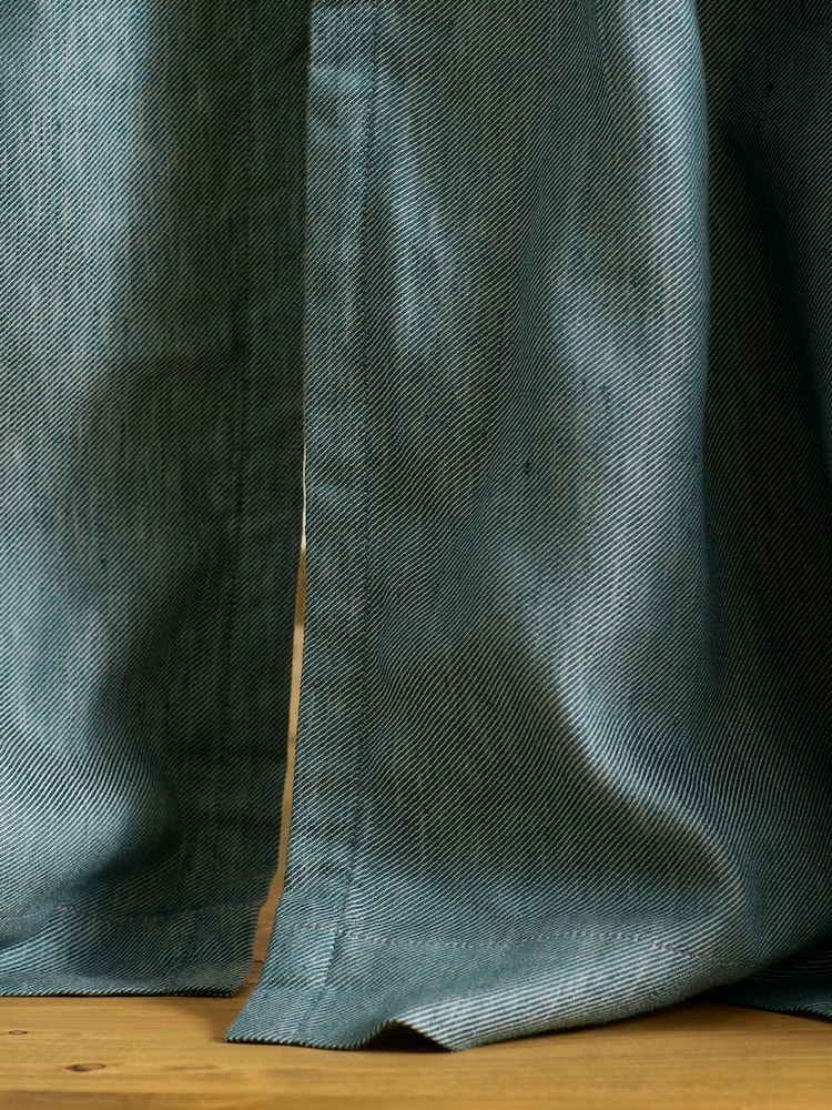 Secret Linen Store Verdunkelungsvorhänge aus Baumwoll-Leinen-Twill (Paar) - Bild 2 von 3