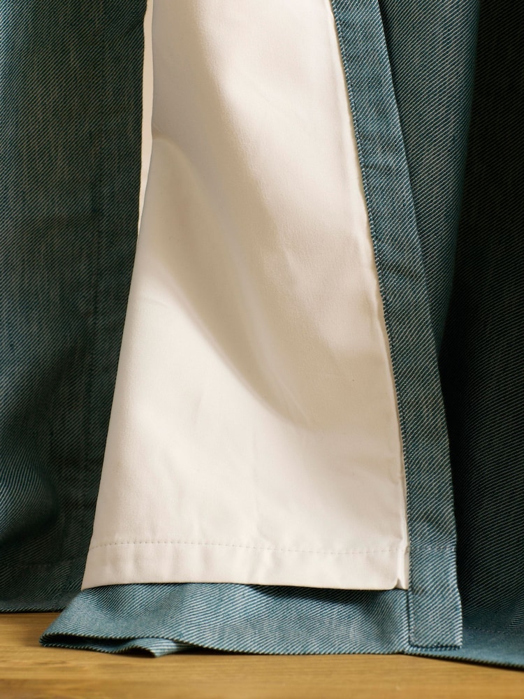 Secret Linen Store Verdunkelungsvorhänge aus Baumwoll-Leinen-Twill (Paar) - Bild 3 von 3