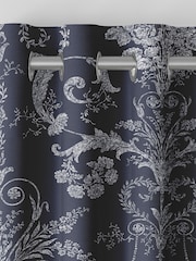 Laura Ashley Blue Josette Made to Measure Curtains - Image 7 of 9