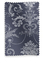 Laura Ashley Blue Josette Made to Measure Curtains - Image 9 of 9