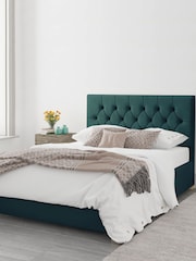 Aspire Furniture Emerald Green Olivier End Lift Ottoman Storage Bed - Image 4 of 6