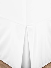 Catherine Lansfield White Percale Base Valance Sheet - Image 3 of 3