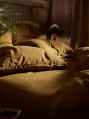 Secret Linen Store Bronze Linen Duvet Cover - Image 2 of 4