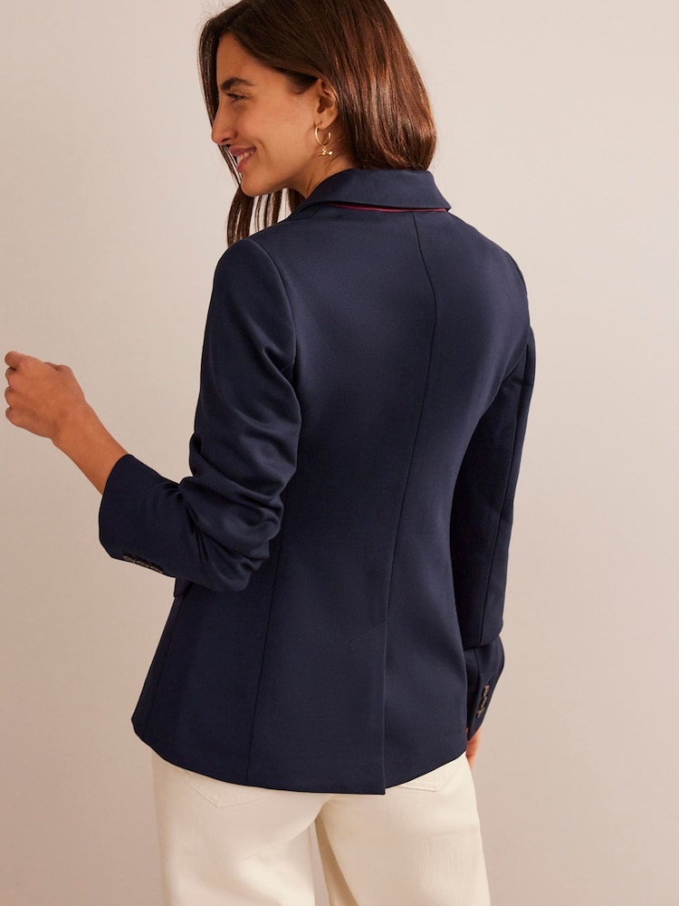 Boden Blue The Marylebone Jersey Blazer - Image 2 of 6