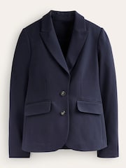 Boden Blue The Marylebone Jersey Blazer - Image 6 of 6