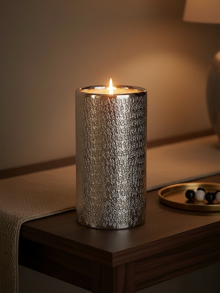 Fifty Five South Silver Kensington Townhouse Candle Holder - Image 2 of 5 Fifty Five South Silver Kensington Townhouse Candle Holder - Image 2 of 5