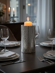 Fifty Five South Silver Kensington Townhouse Candle Holder - Image 3 of 5