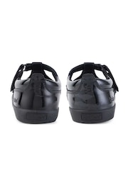 Kickers Black Junior Kariko T-Bar Hook and Loop Patent Leather Shoes - Image 4 of 10