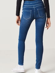 Dark Blue Super Stretch Soft Sculpt Pull-On Denim Leggings - Image 2 of 6