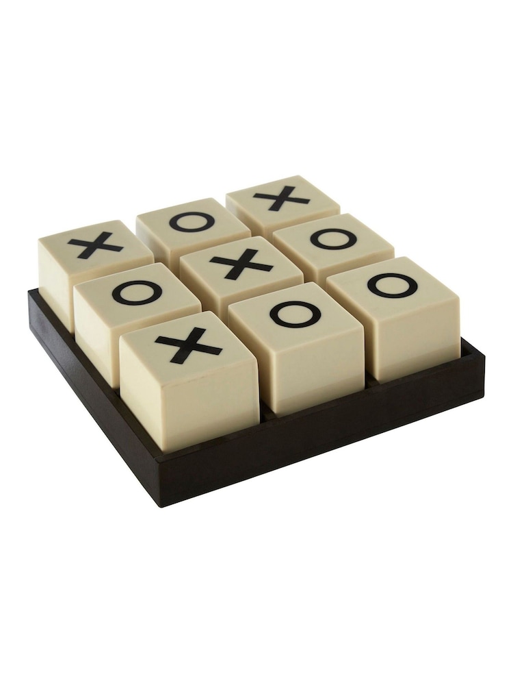 Fifty Five South White Churchill Games Small Noughts & Crosses Game - Image 2 of 3 Fifty Five South White Churchill Games Small Noughts & Crosses Game - Image 2 of 3