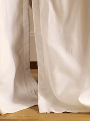 Secret Linen Store Verdunkelungsvorhänge aus Baumwoll-Leinen-Twill (Paar) - Bild 2 von 2