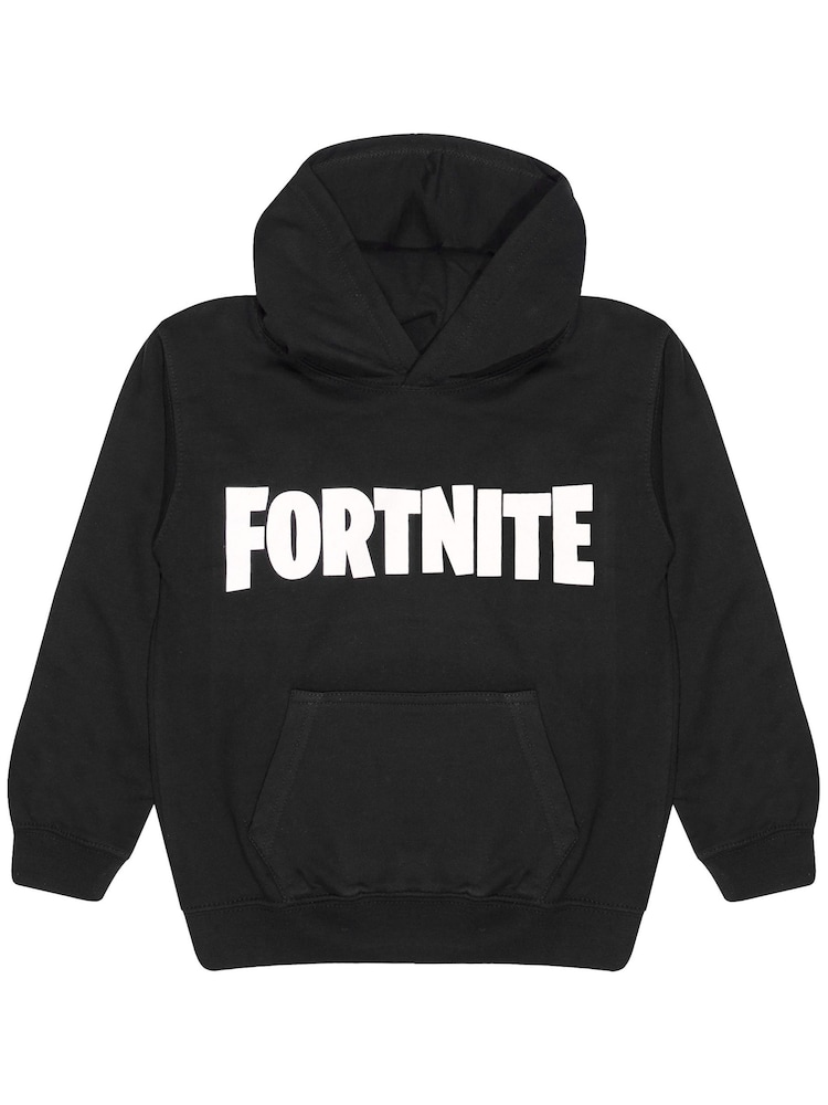 Character Black Fortnite Pullover Hoodie - Image 1 of 3 Character Black Fortnite Pullover Hoodie - Image 1 of 3