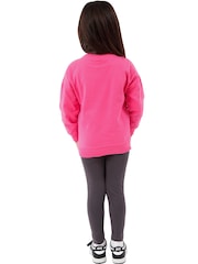Character Pink Barbie Sweatshirt And Leggings Set - Image 3 of 8