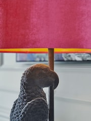 Grey Perry Parrot Table Lamp - Image 3 of 5