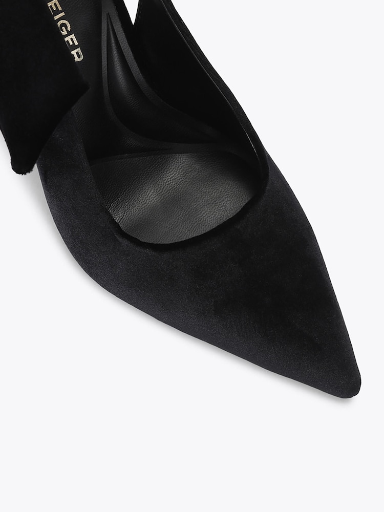 KG Kurt Geiger Aura kaspinas Court kulniukais slingback batai - 4 paveikslėlis iš 4