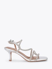 KG Kurt Geiger Silver Audrey Sandals - Image 1 of 5