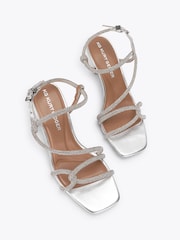 KG Kurt Geiger Silver Audrey Sandals - Image 2 of 5