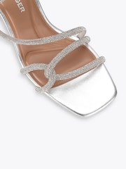 KG Kurt Geiger Silver Audrey Sandals - Image 4 of 5