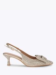 туфли на каблуке с ремешком через пятку и бантом KG Kurt Geiger Tilly - Изображение 1 5