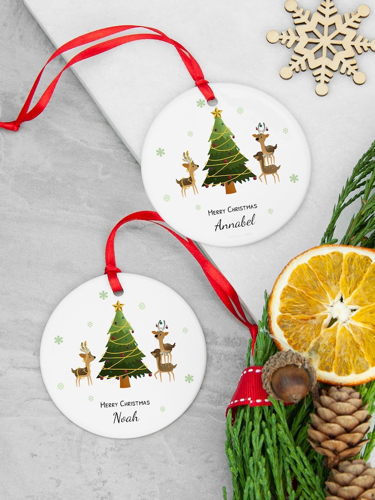 Treat Republic Playing Reindeers Ornament - Image 2 of 4