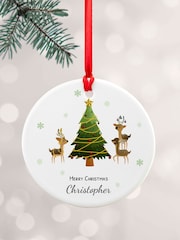Treat Republic Playing Reindeers Ornament - Image 3 of 4
