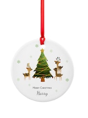 Treat Republic Playing Reindeers Ornament - Image 4 of 4