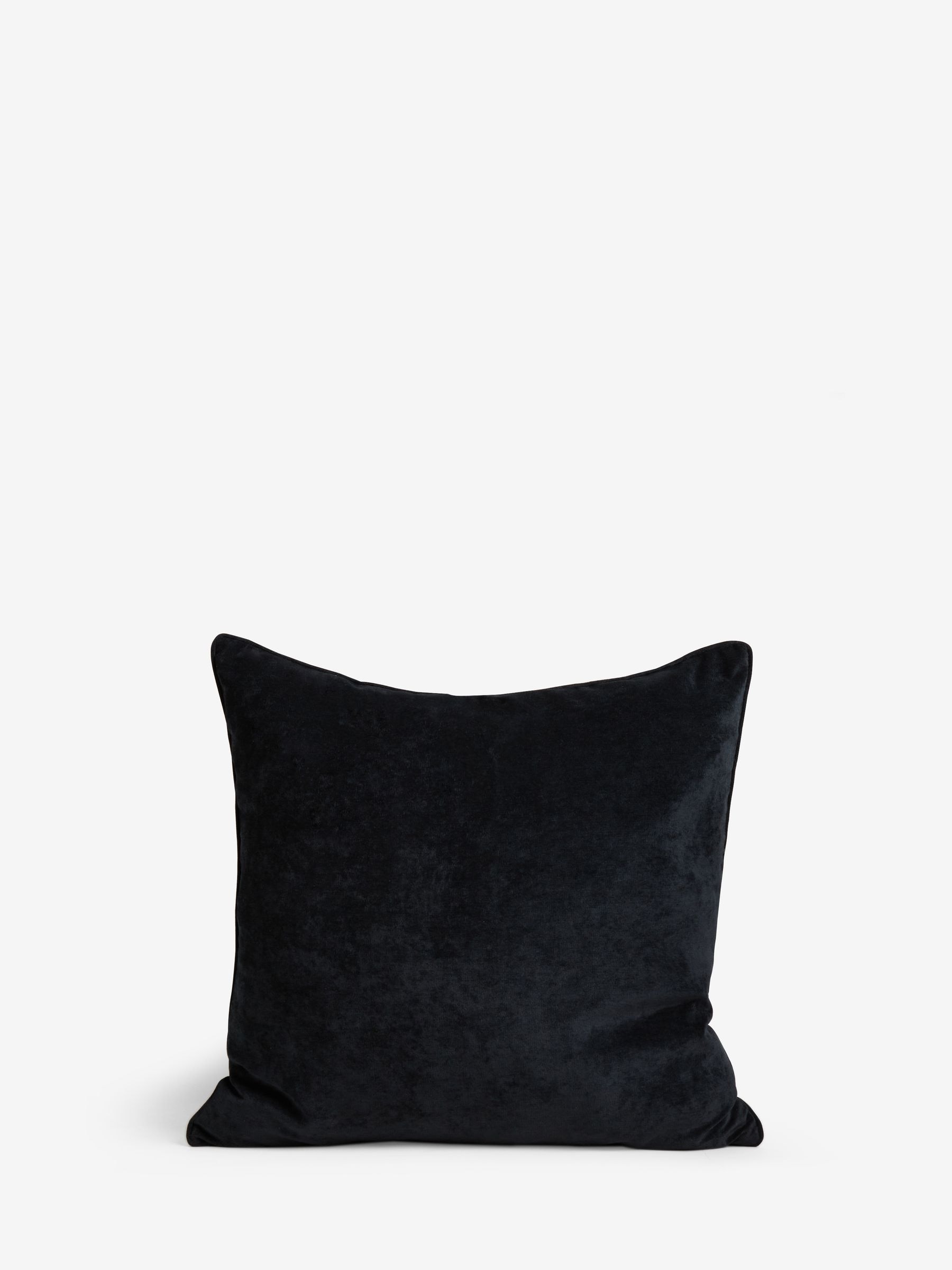 Buy Black 59 x 59cm Soft Velour Cushion from Next South Africa